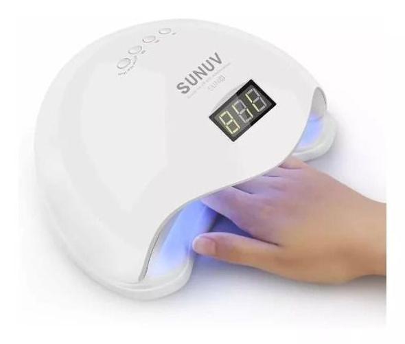 Miniatura Cabine Led Uv Sun 5 - 48W Bivolt Cabo alimentação - Secador de unhas - Sun - 48 w - Uv-led - Alongamento unhas - Bivolt