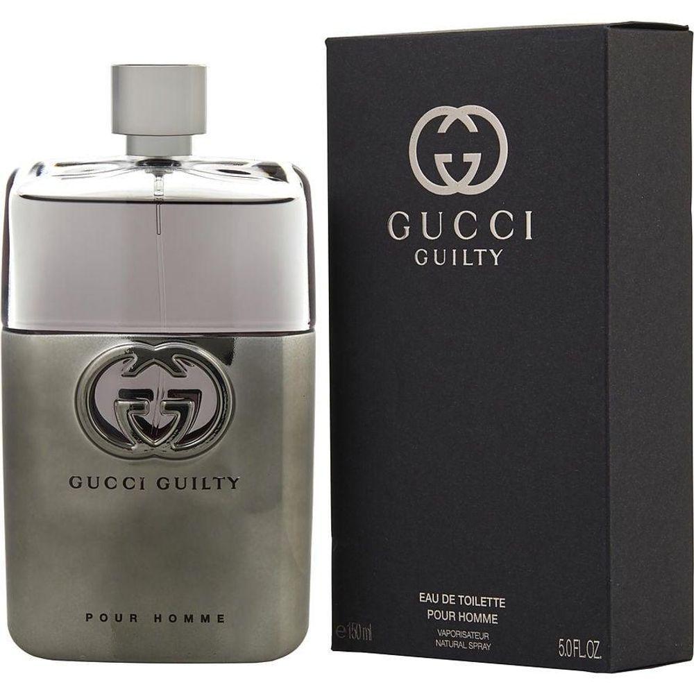 Miniatura Perfume Masculino Gucci Guilty Pour Homme Edt 150 Ml (nova Embalagem)
