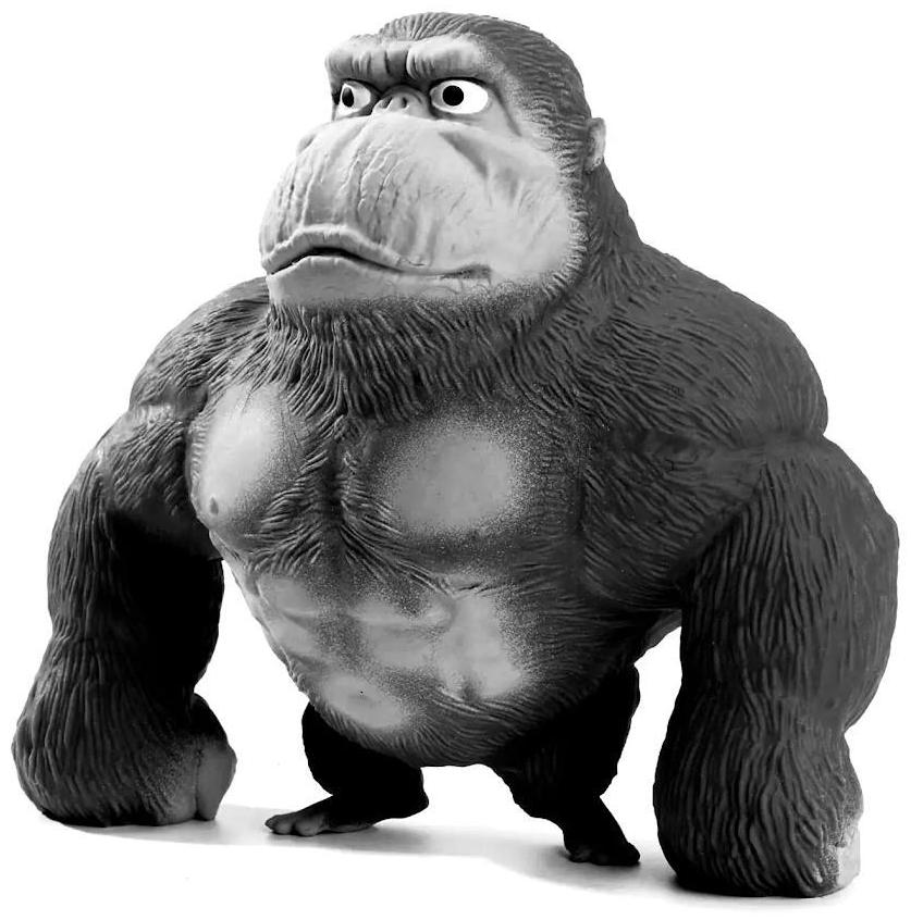 Gorila 15Cm Grande Esmaga Antiestresse Macaco Estica Braço