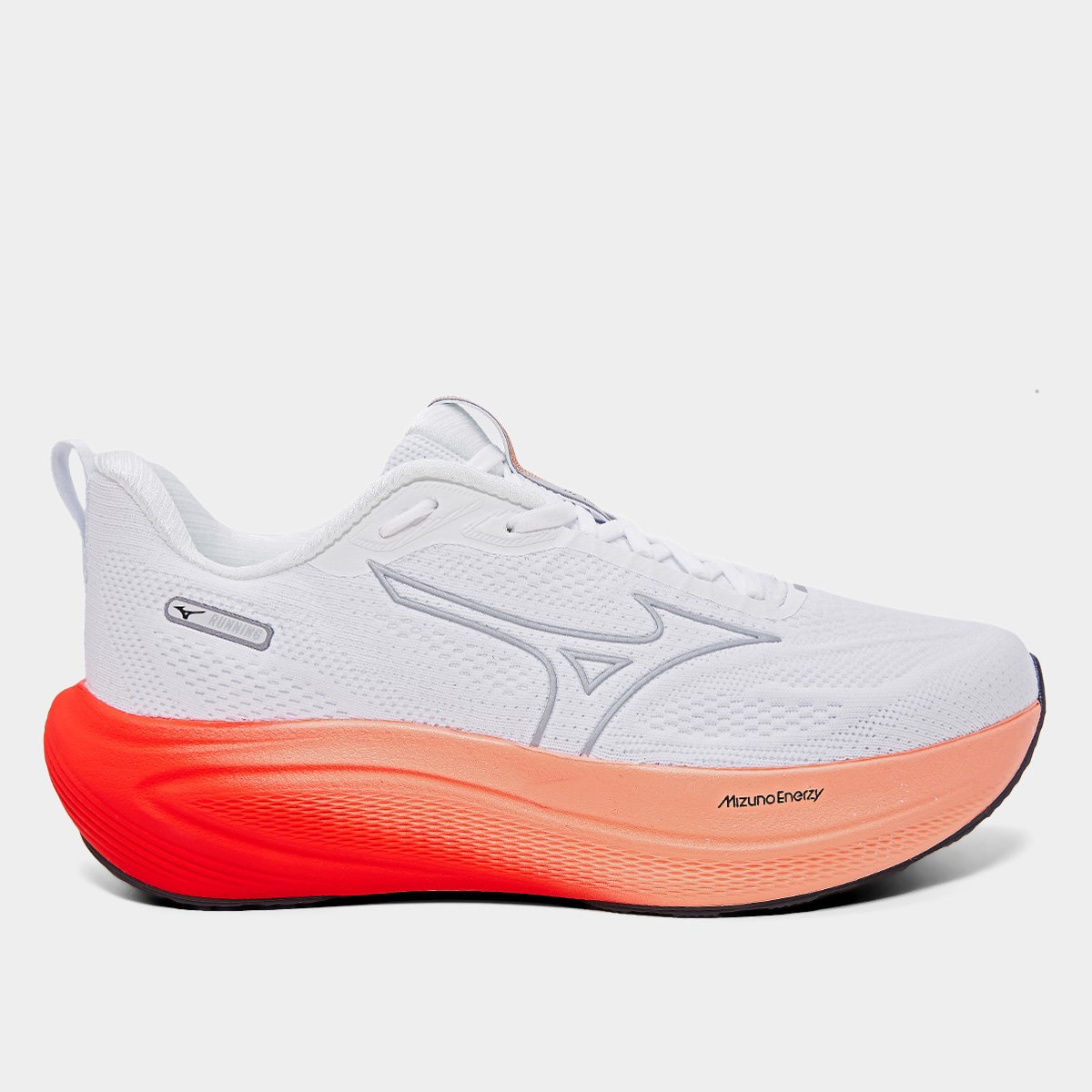 Miniatura Tênis Mizuno Base Prime Masculino Branco+Vermelho - 38