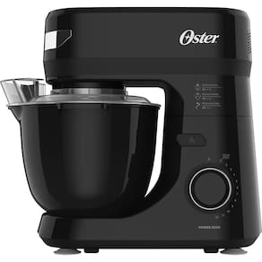 Miniatura Batedeira Planetária Bowl Black III Oster OBAT640 850W 12 Velocidades Tampa Antirrespingos 110V