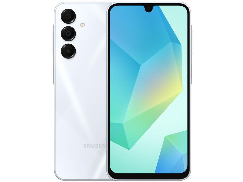 Smartphone Samsung Galaxy A16 256GB Cinza 5G 8GB RAM 6,7" FHD+ Câm Tripla + Selfie 13MP