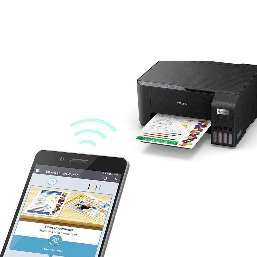 Miniatura Impressora Multifuncional Epson Ecotank L3250 Colorida Wi-Fi