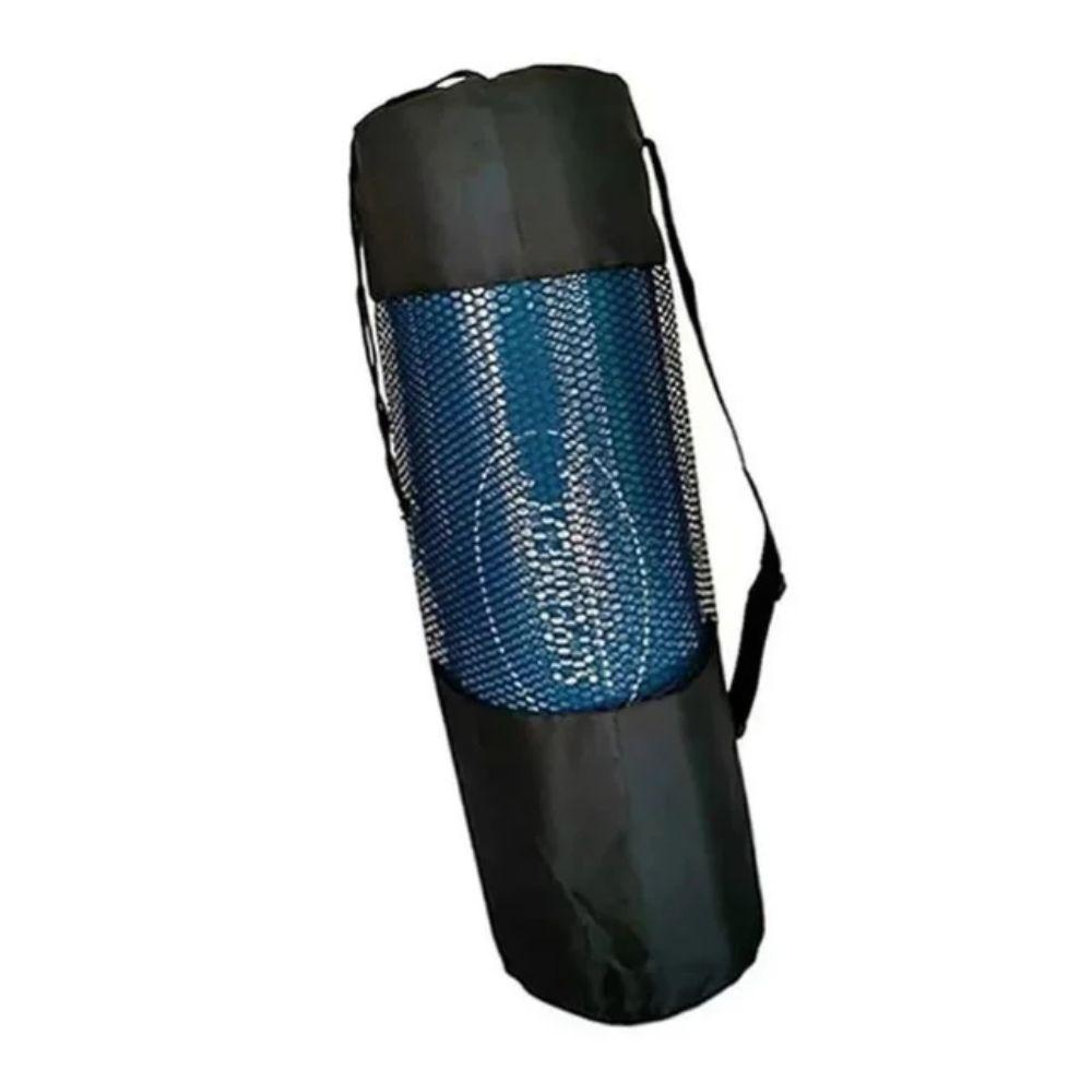 Miniatura Tapete De Yoga E Exercicios Azul Supermedy
