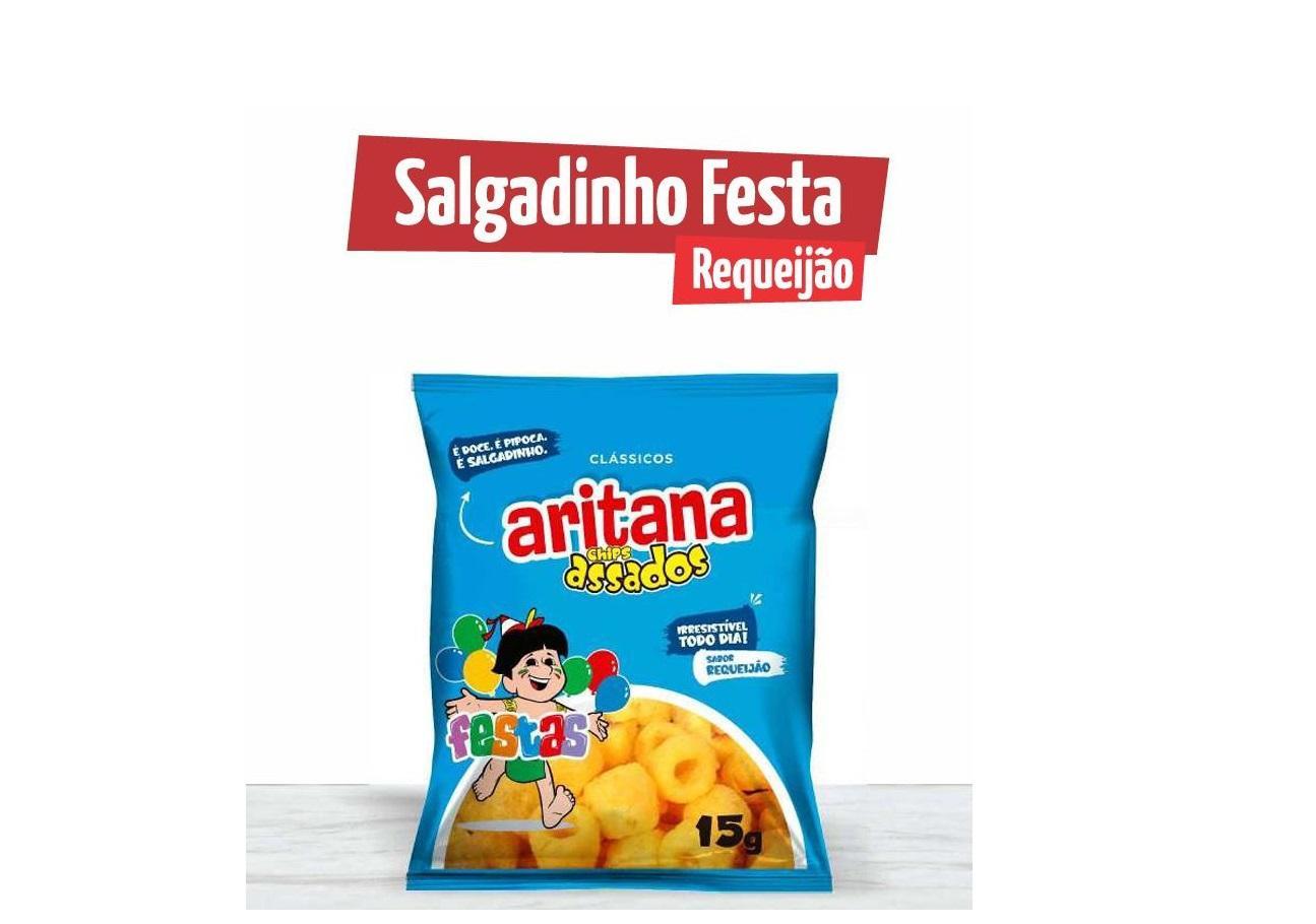 Miniatura Mini Salgadinho Chips Aritana 15G Para Festa - 125 Unidades