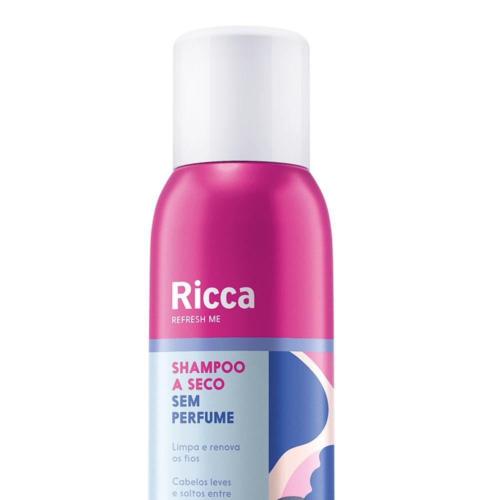 Miniatura Shampoo A Seco Sem Perfume Ricca 150ml 9213