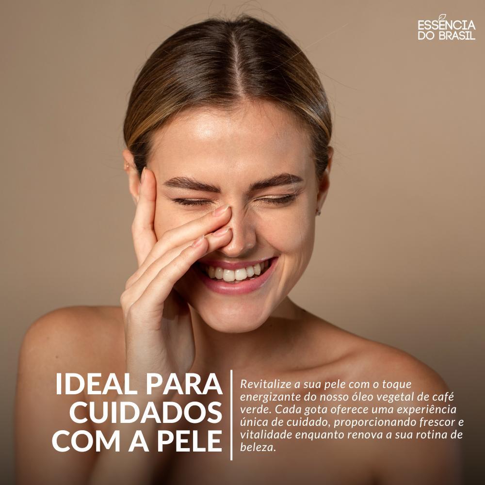 Miniatura Óleo Vegetal Café Verde 60Ml - Aromaterapia Natural E Puro
