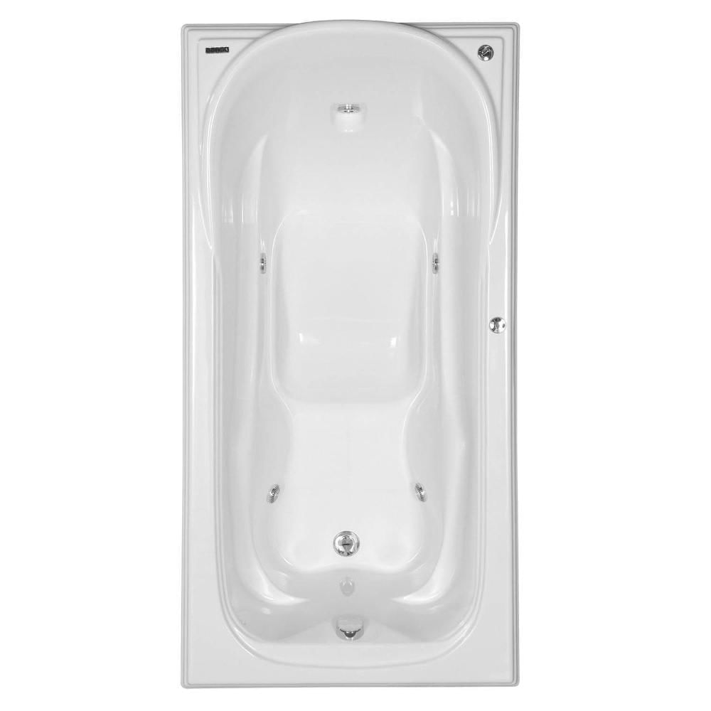 Miniatura Banheira Hidromassagem Astra Confortare Luxo 180cmx90cmx55cm - 03 Jatos Gel Coat P1 Com Aquecedor 220V