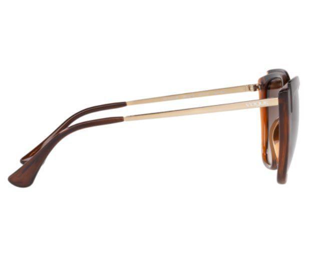 Miniatura Óculos Sol Vogue Vo5266S W65613 57 Marrom Havana Brilho