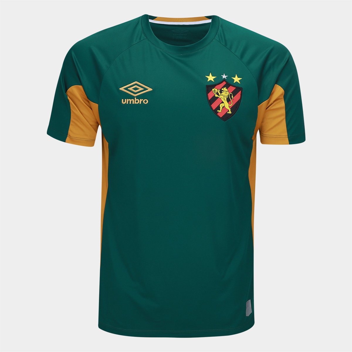 Miniatura Camisa Sport 25/26 Goleiro Umbro Masculina Verde+Amarelo - EGG