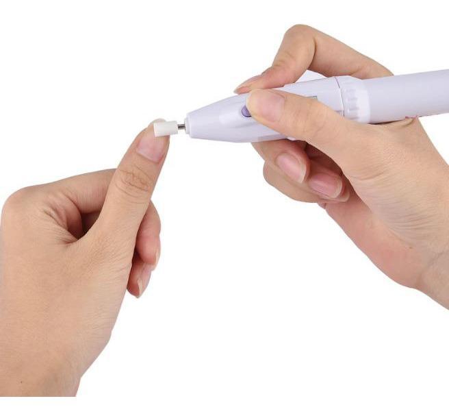 Miniatura Lixa Unha Elétrica Profissional Mão Pé Esfoliador Multiuso