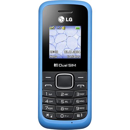 Miniatura Celular Lg B220 Dual Chip 32Mb 2G 1.4" Azul E Preto
