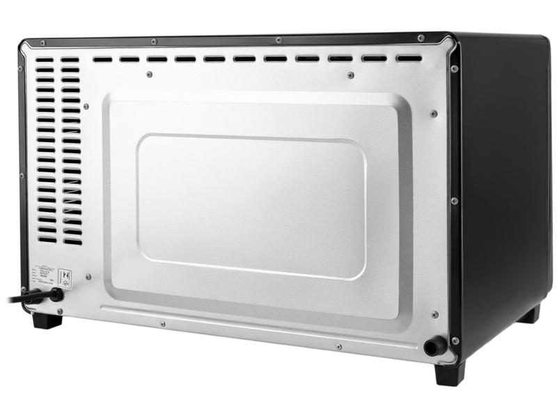 Forno Elétrico de Bancada Mondial Multifuncional 52L Preto e Prata Grand Family II FRN-52-B Preto e Inox - 110V