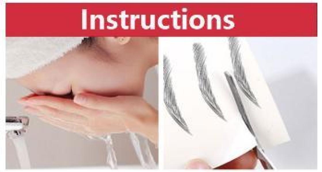 Miniatura Adesivo Tatuagem Sobrancelha Longa Duração 4D Castanho 03