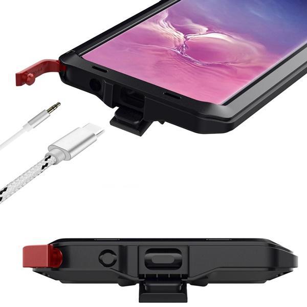 Miniatura Capa Case Galaxy S10 + Plus Anti Shock Armadura Metal Queda