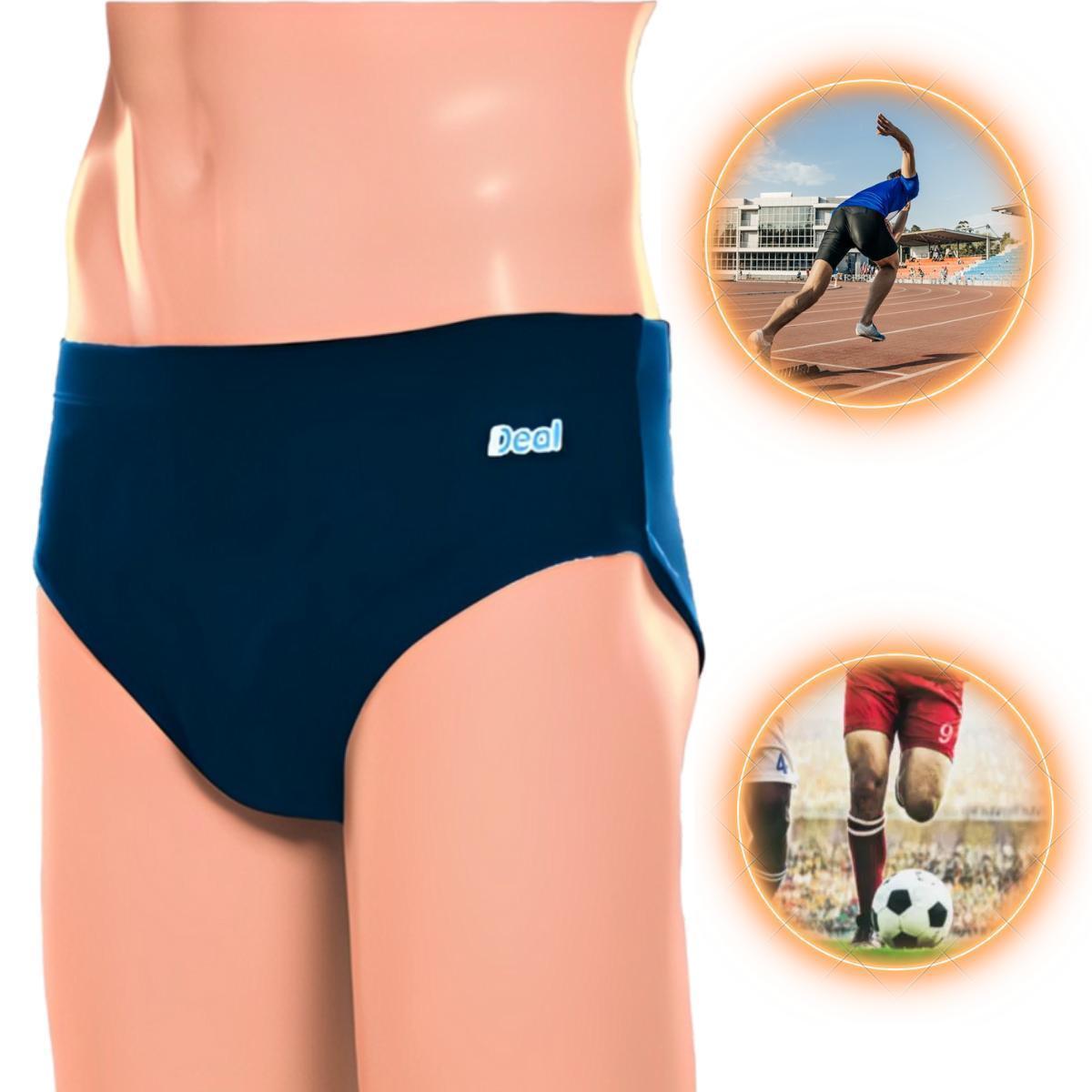 Miniatura Suporte Atlético Proteto Escrotal Esporte Marinho Tamanho Gg