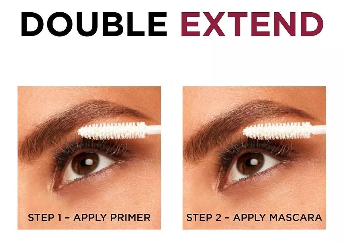 Miniatura Kit 2 Rímel Loreal Double Extend Beauty Tubes Duo Double