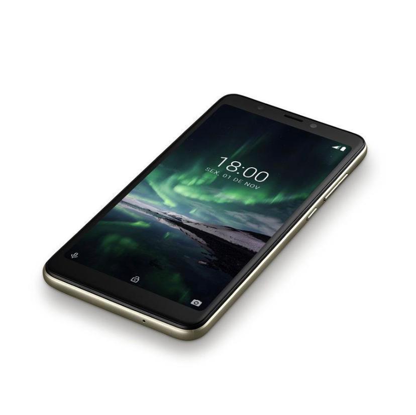 Miniatura Celular Multi F Pro Dourado 16Gb P9118 Multilaser 4G 1Gb Ram