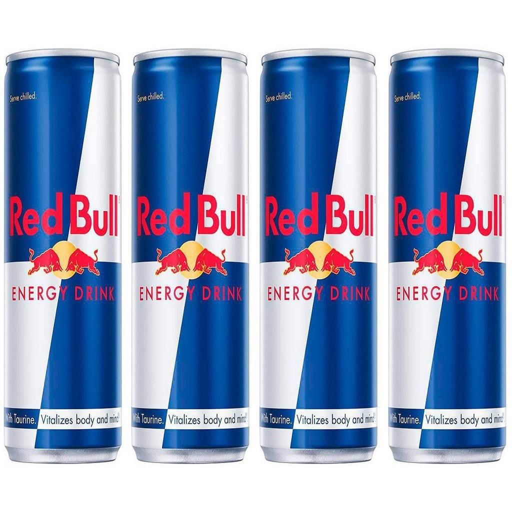 Miniatura Kit 4 Energéticos Redbull Te Dá Assas Bebida Energética Top