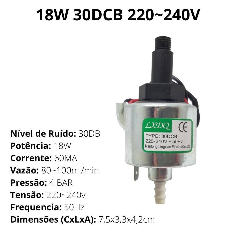 Miniatura Kit Bomba Para Máquina Fumaça 30Dcb 127V+220V