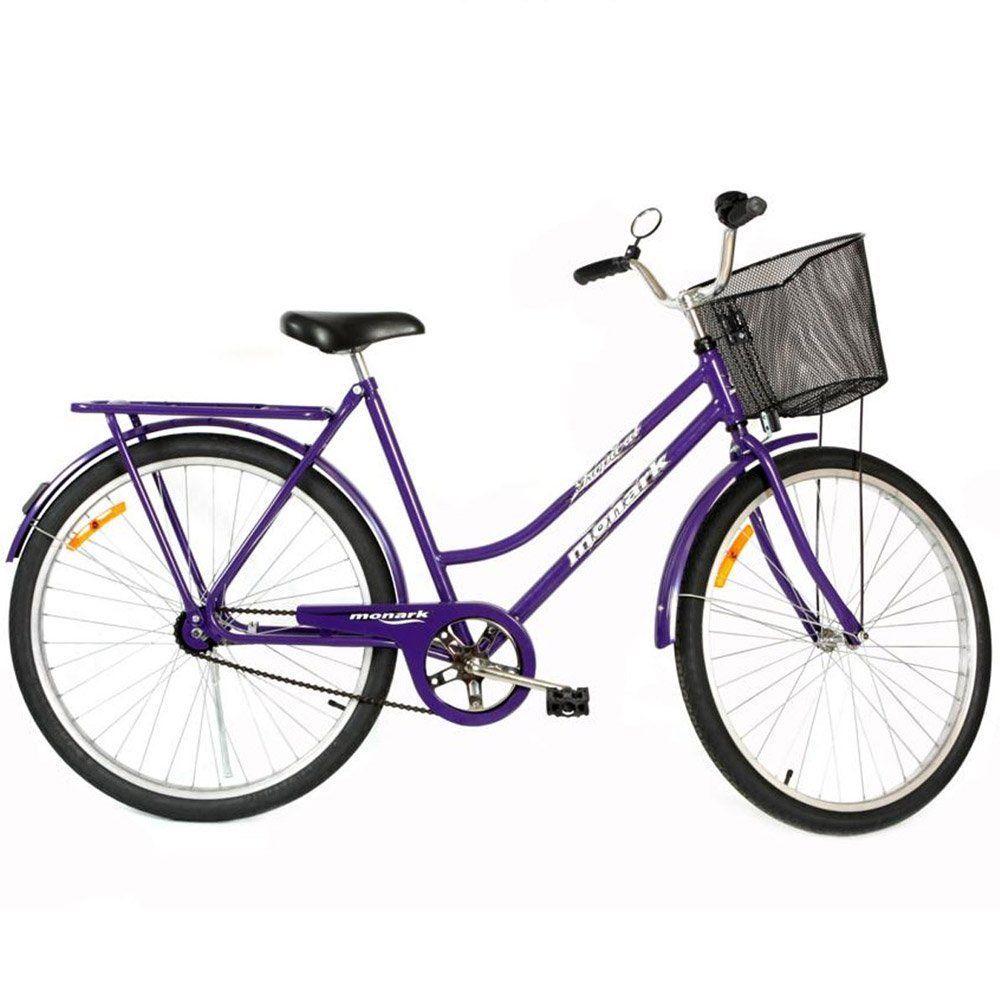 Miniatura Bicicleta Feminina Monark Tropical Aro 26 Freios Violeta