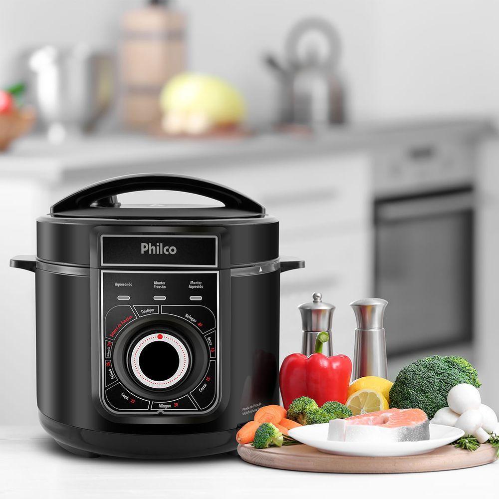 Panela De Pressão Philco PPP02PI Inox Multifuncional 5L 110V