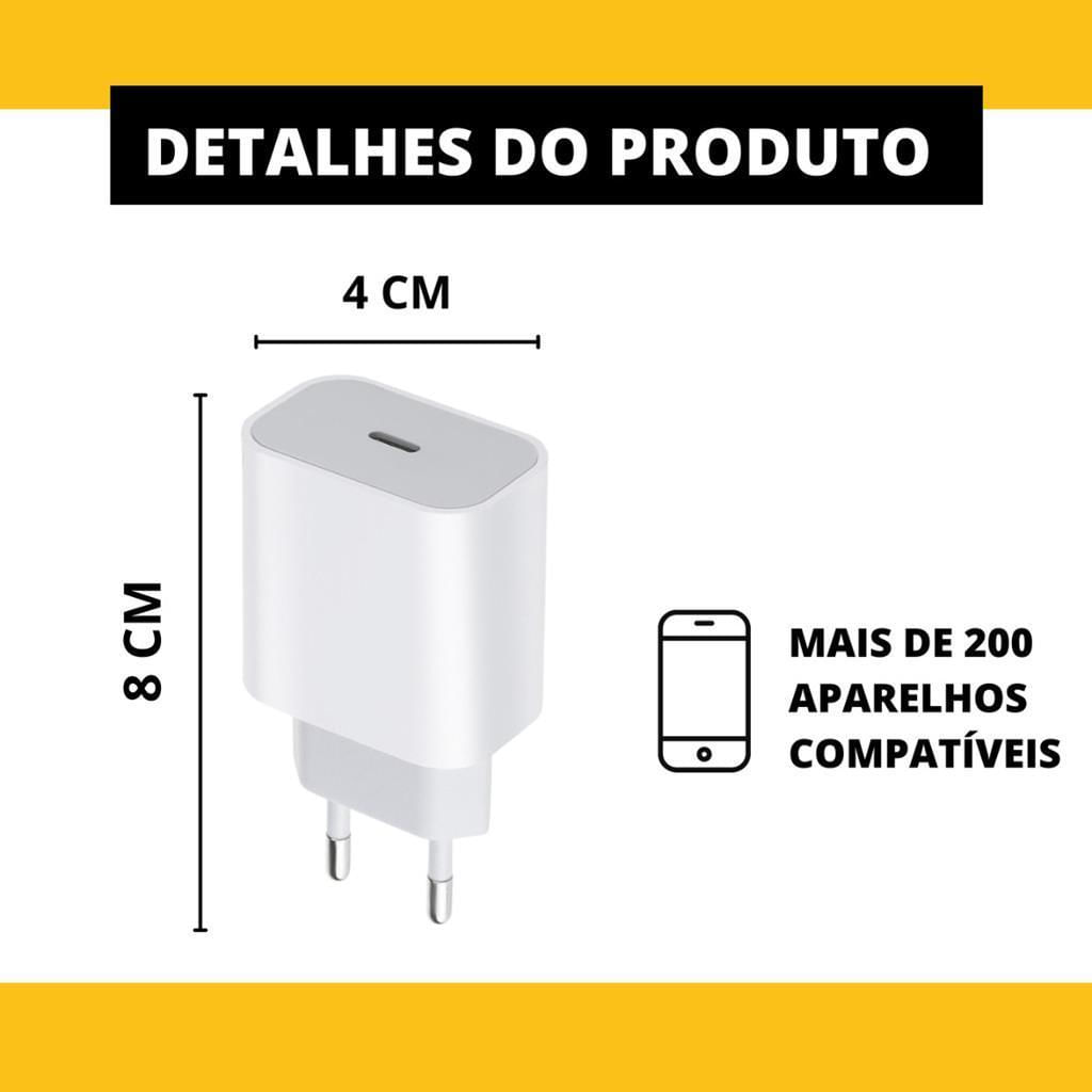 Carregador Samsung 20W Turbo USB-C