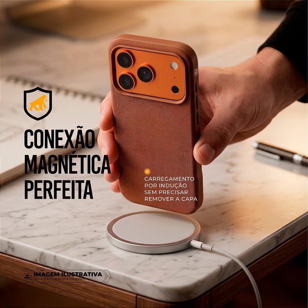 Miniatura Capa para iPhone 17 Pro Max - Woov - Marrom - Gshield