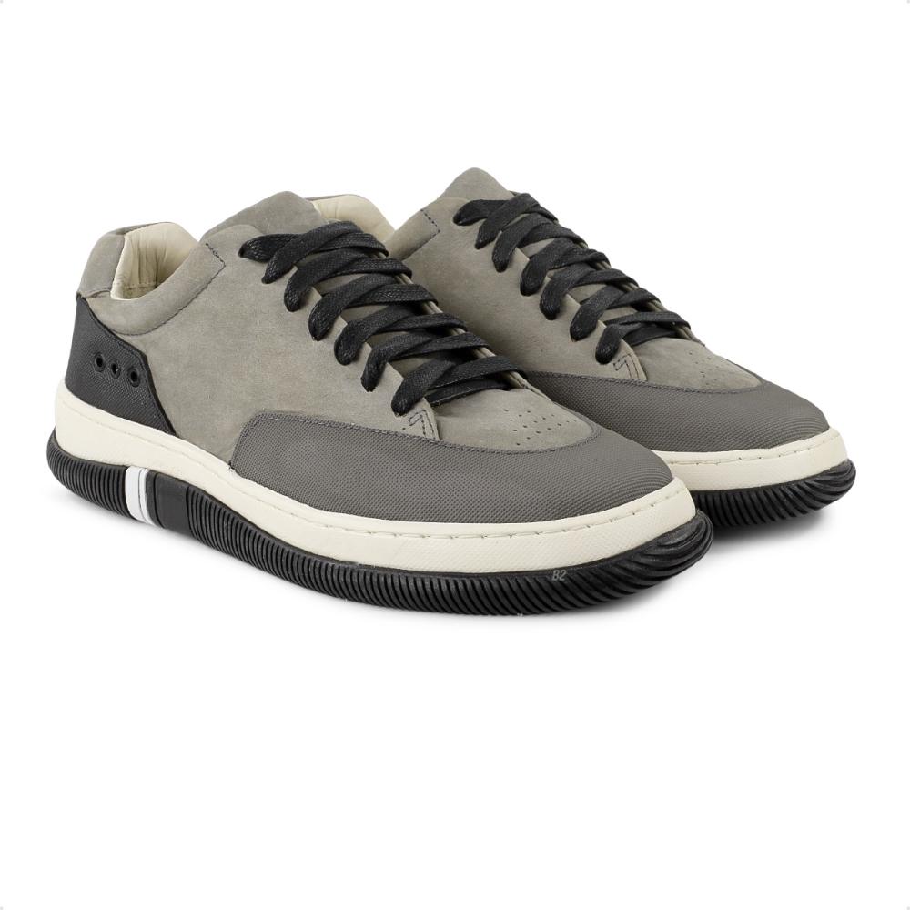 Miniatura Tênis Osklen Hybrid Laces OIL Masculino Cinza / Preto - 39