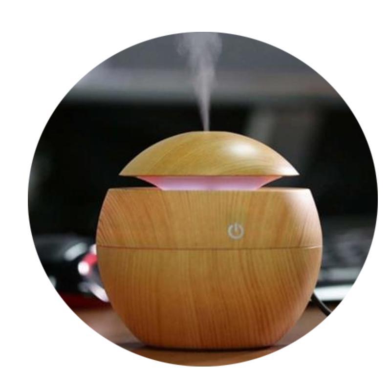 Miniatura Mini Umidificador De Ar Difusor Ultrassônico Led 7 Cores Usb