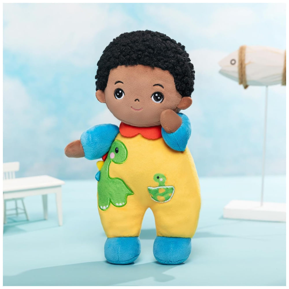 Pelúcia Bebê Menino OUOZZZ - Presente de Aniversário para Meninos, Irmão Mais Velho - Brinquedo Dinossauro Crianças, 30cm