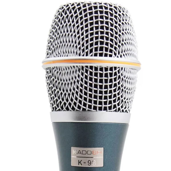 Miniatura Microfone Profissional K 98 Kit com 3 Peças - Kadosh (K98) Microfone - Kadosh - Kit k98
