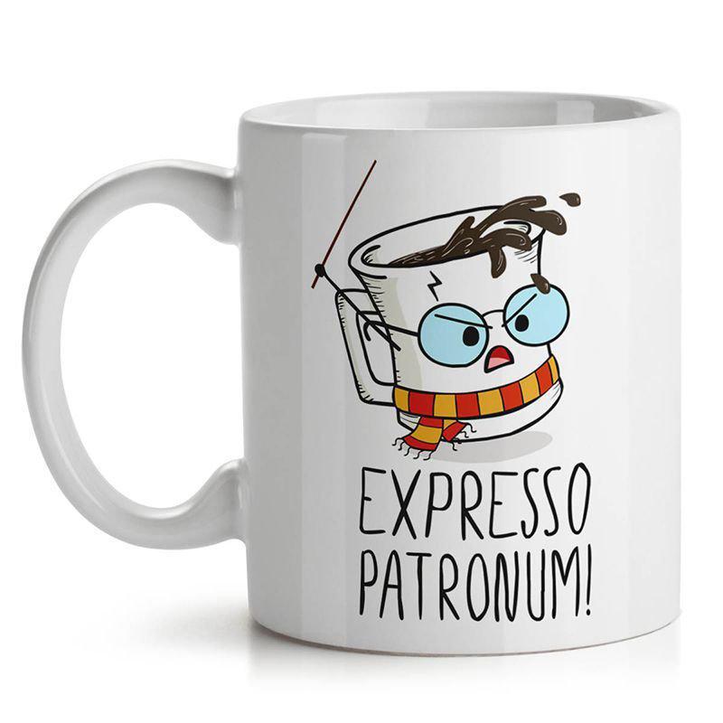 Miniatura Caneca Expresso Patronum - Harry Potter Caneca - Porcelana - Harry potter - Personalizada