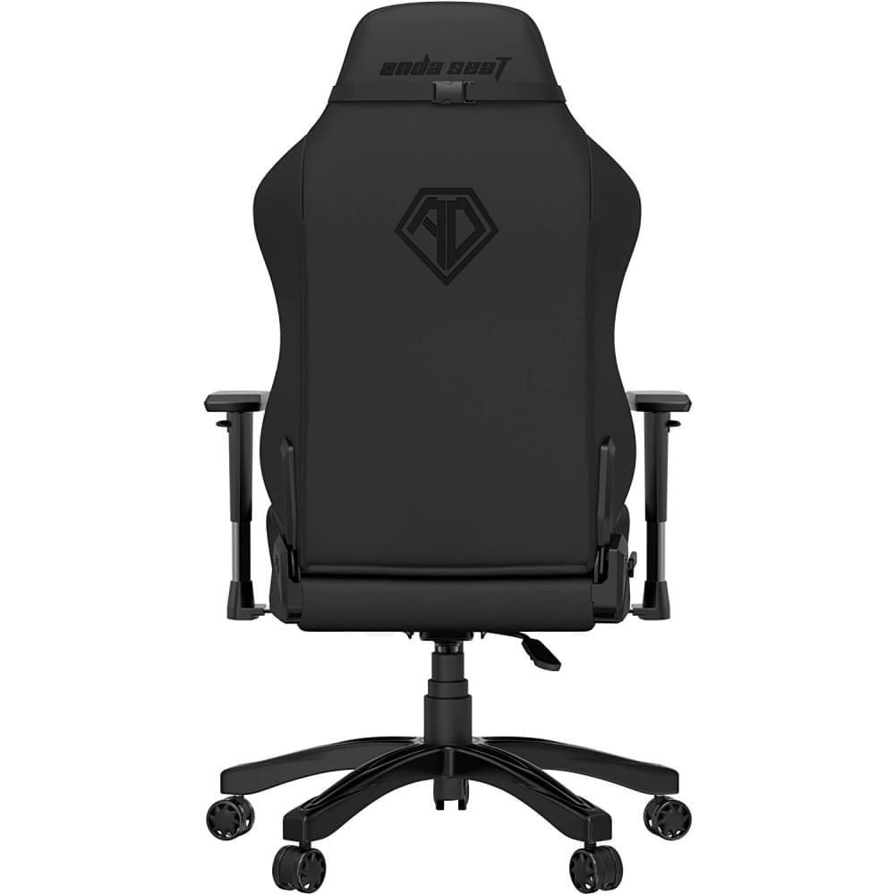 Miniatura AndaSeat Phantom 3 Cadeira Gamer Giratória e Reclinável em C ouro Sintético Preta