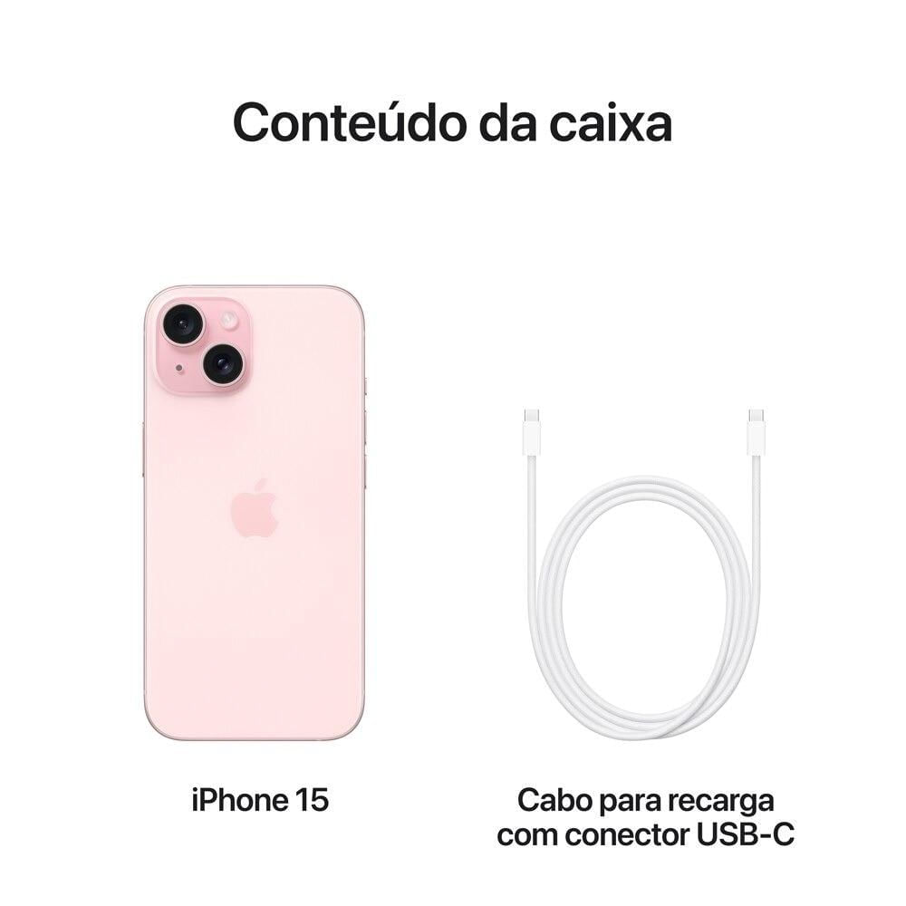 Miniatura iPhone 15 Apple Rosa, 512GB