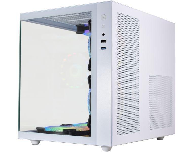 Gabinete Gamer Aquario Micro White W2Sb