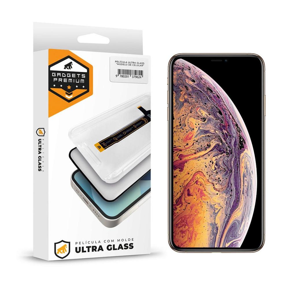 Miniatura Película para iPhone XS Max - Ultra Glass - Preta - Gshield