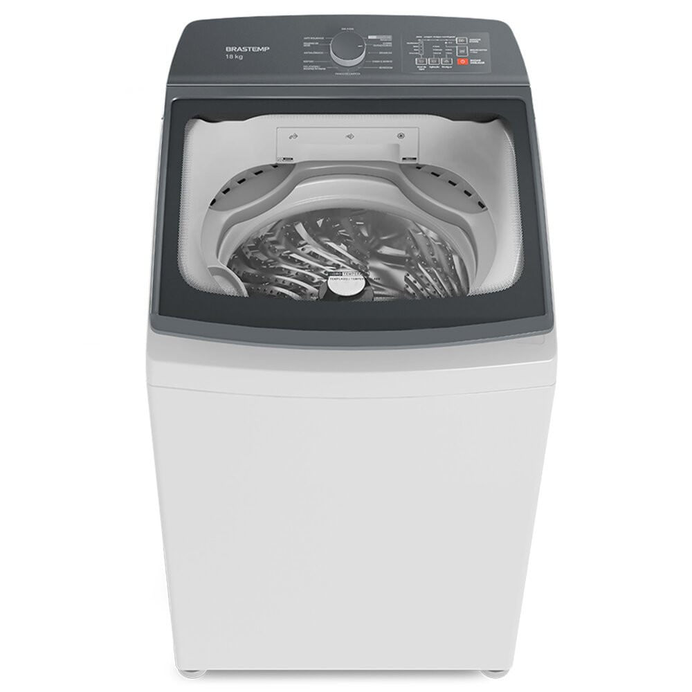 Miniatura Máquina de Lavar Brastemp 18 kg Ciclo Tira Manchas Advanced BWF18AB Branco - 110V