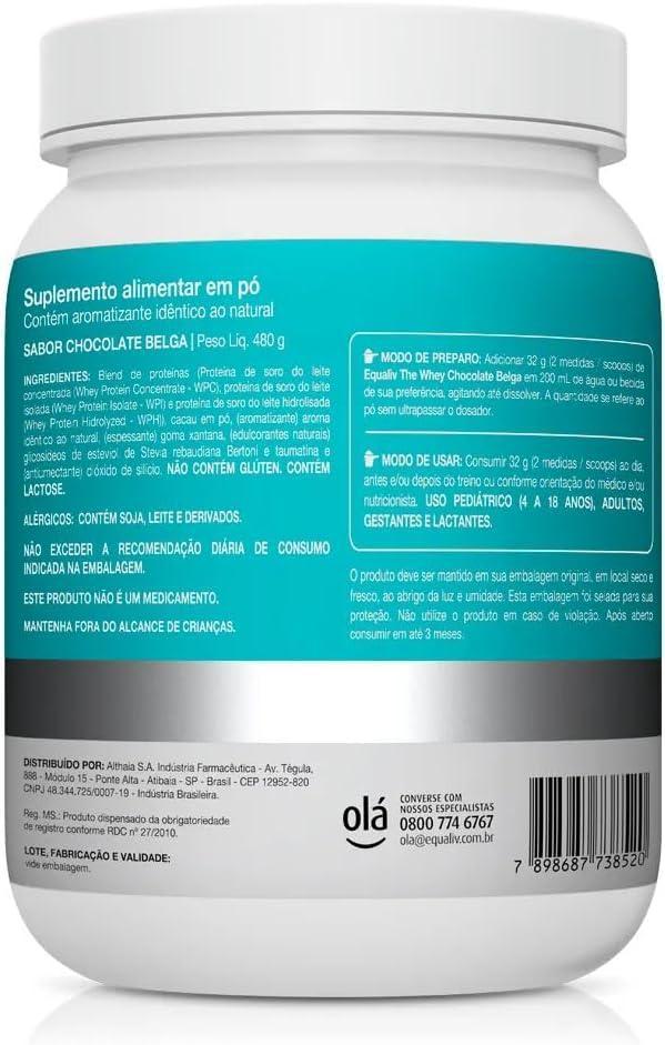 Miniatura The Whey 3W Chocolate Belga Equaliv 480G