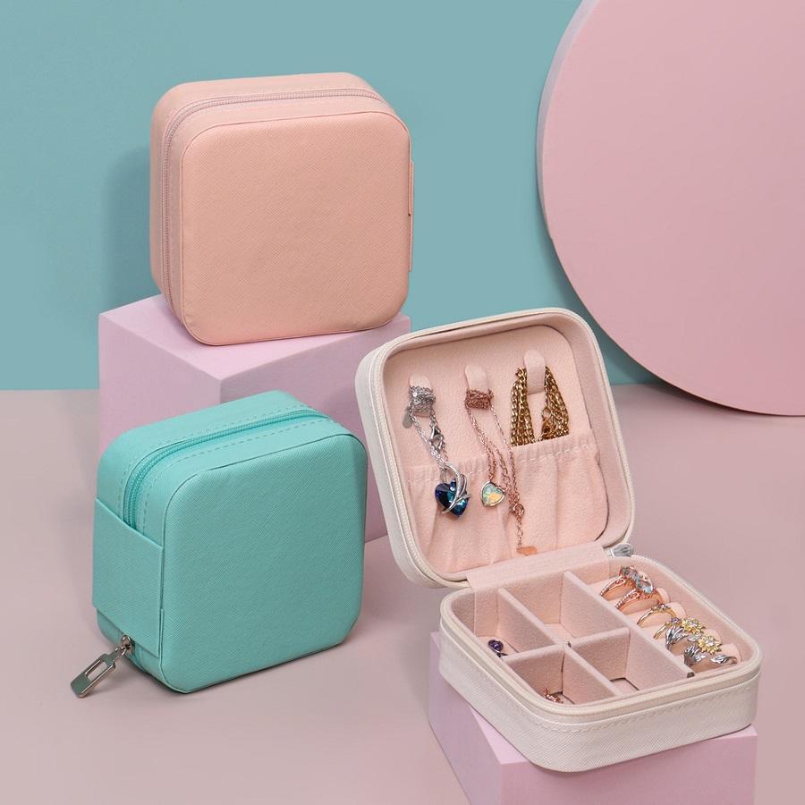 Miniatura Porta Joias Mini Organizador Acessórios Caixinha Brincos