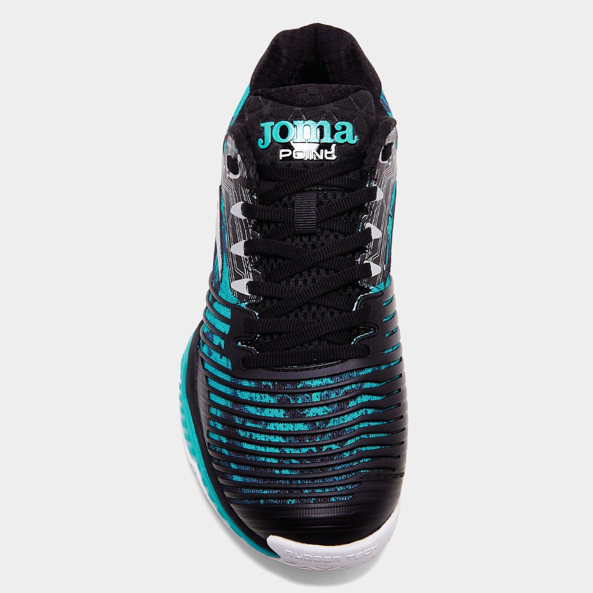 Miniatura Tênis Joma Point All Court Masculino Preto+Azul Turquesa - 39