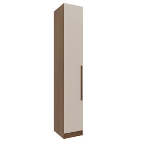 Guarda-roupa Modulado Queen Ponte 160 Bartira Lugano 12 Portas e 7 Gavetas 6 Peças - Avelã / Capuccino