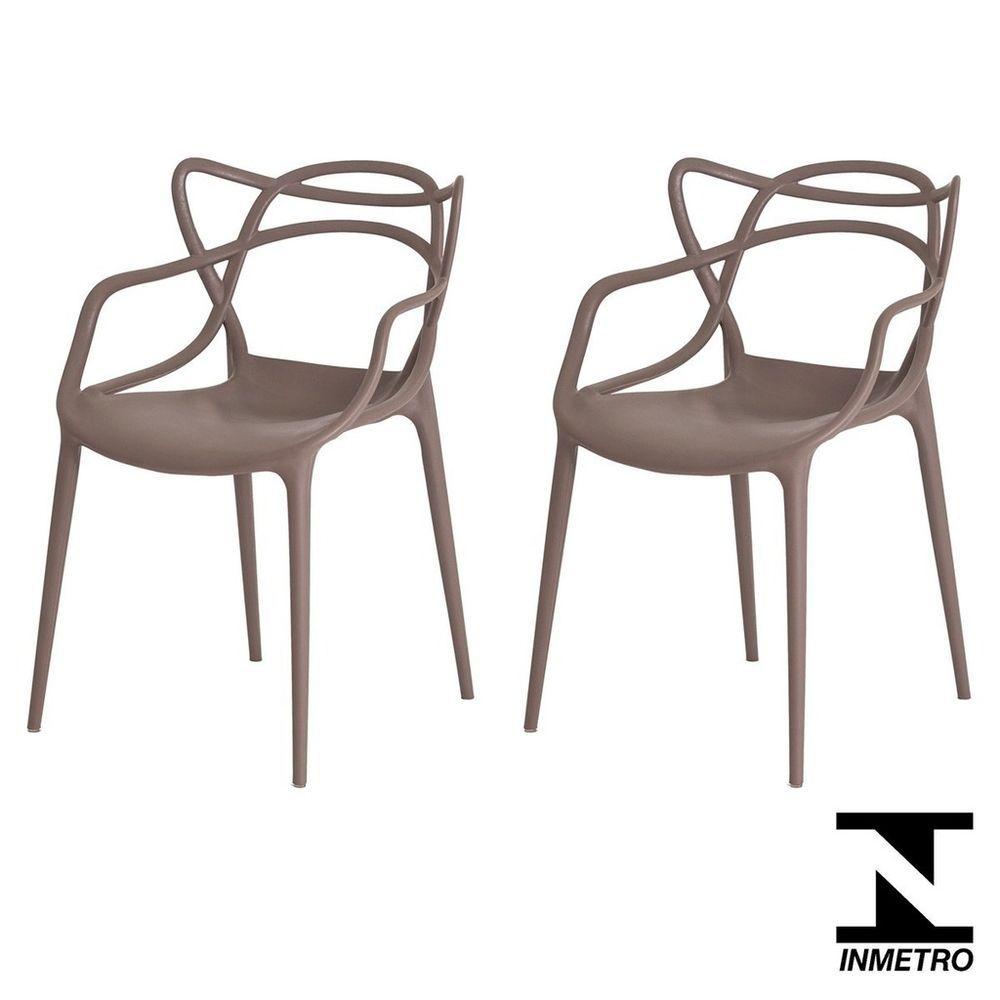 Miniatura Conjunto 2 Cadeiras Allegra Fendi Em Polipropileno