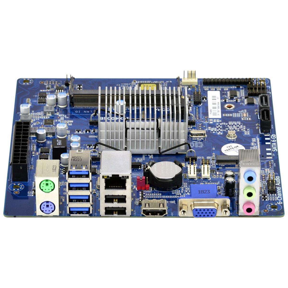 Miniatura Placa Mae J4005 Ipx40050E1 Com Processador Integrado 10/100