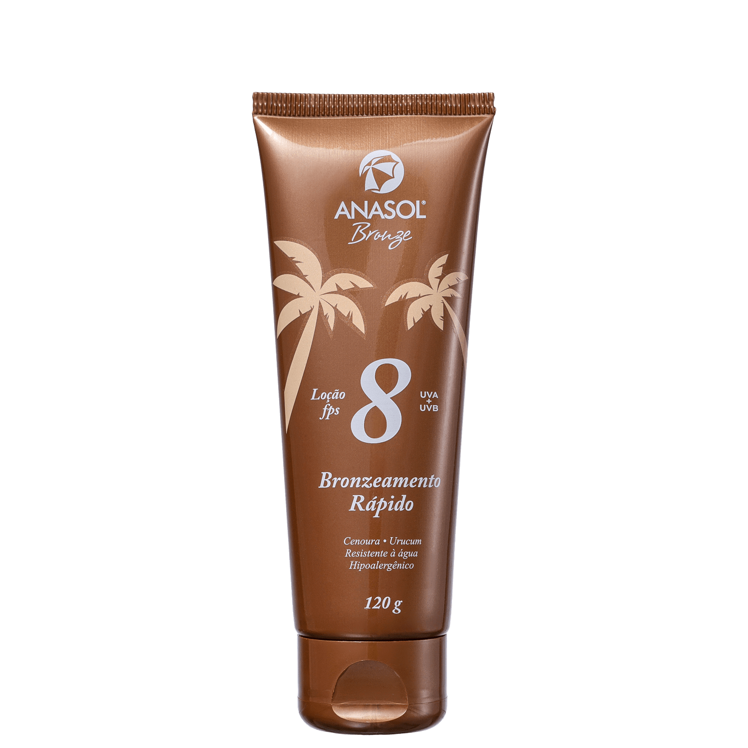 Miniatura Anasol Bronze FPS 8 - Loção Bronzeadora 120g