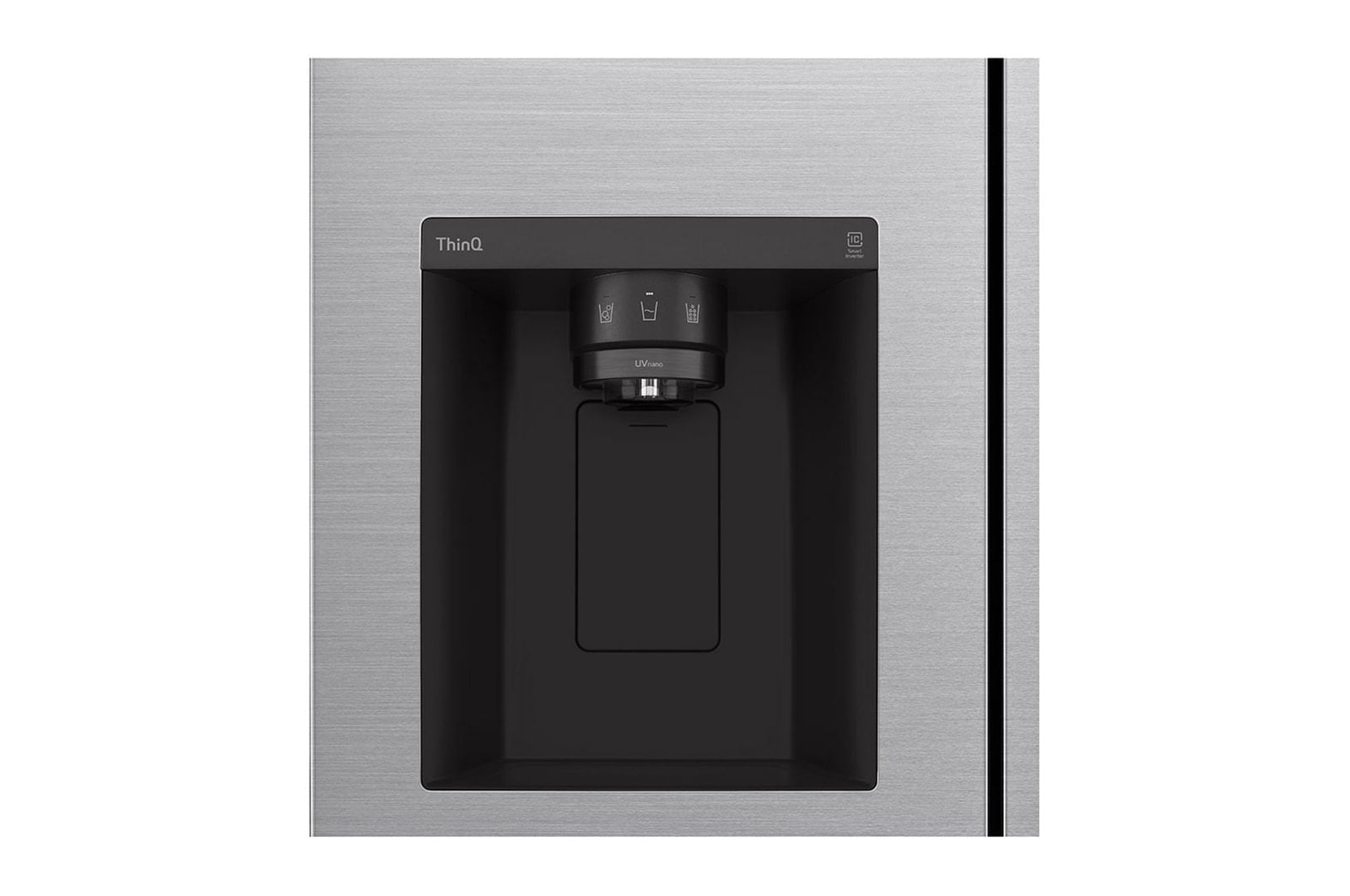 Miniatura Geladeira Smart LG Side by Side UVnano™ 611 litros 127V Motor Inverter GC-L257SLPL