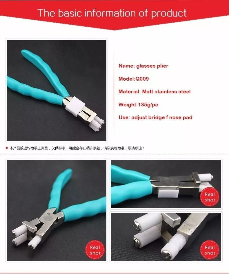 Miniatura Alicate Óptico Tridente Nylon - Cabo Emborrachado - Cód. 07