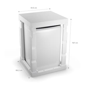 Máquina de Lavar Brastemp BWF14AB 14kg Smart Sensor Ciclo Tira Mancha Cesto Inox Branca 110V