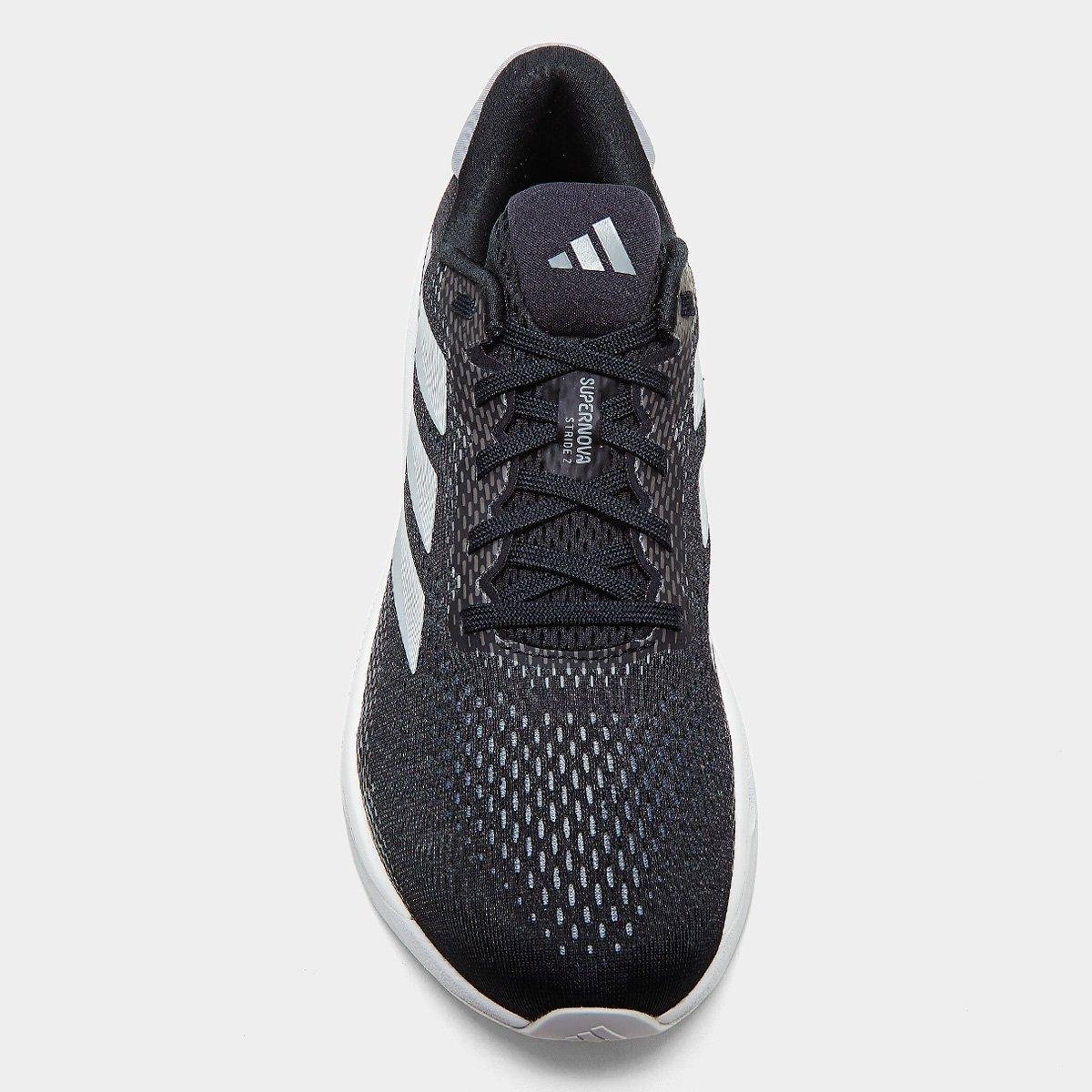 Miniatura Tênis Adidas Supernova Stride 2 Masculino Chumbo+Cinza - 38