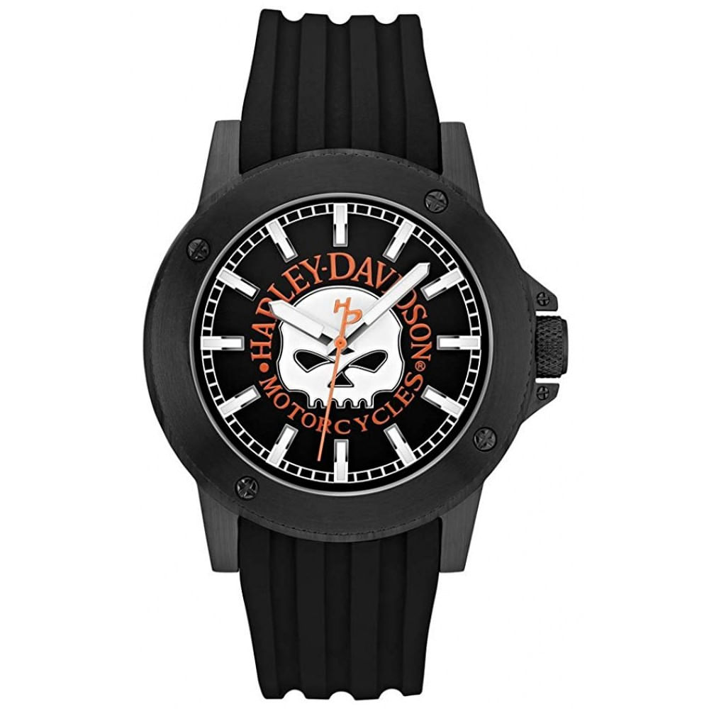 Miniatura Relógio Bulova Harley-Davidson WH30466P / 78A115